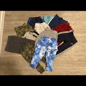 Bundle of 12 toddler boy sweat pants sz 2t-3t